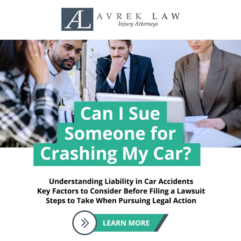 Featured image for Can I Sue Someone for Crashing My Car? 