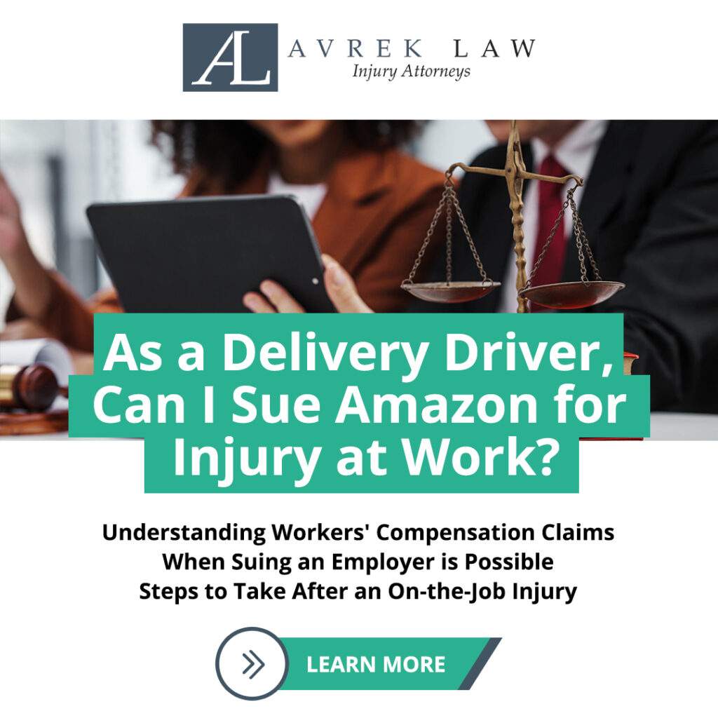 Featured image for As a Delivery Driver, Can I Sue Amazon for Injury at Work?