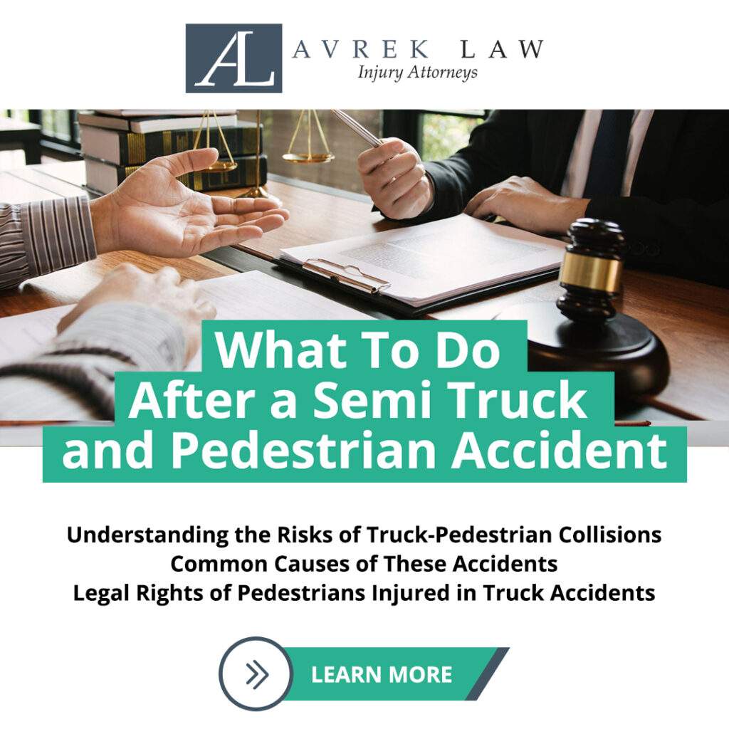 Featured image for What To Do After a Semi Truck and Pedestrian Accident