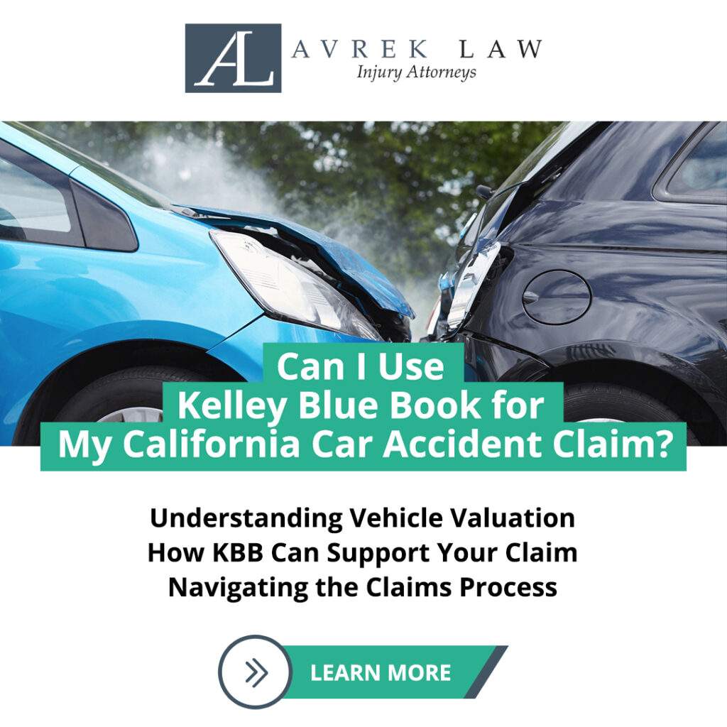 Featured image for Can I Use Kelley Blue Book for My California Car Accident Claim?