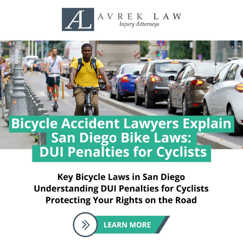 Featured image for Bicycle Accident Lawyers Explain San Diego Bike Laws: DUI Penalties for Cyclists