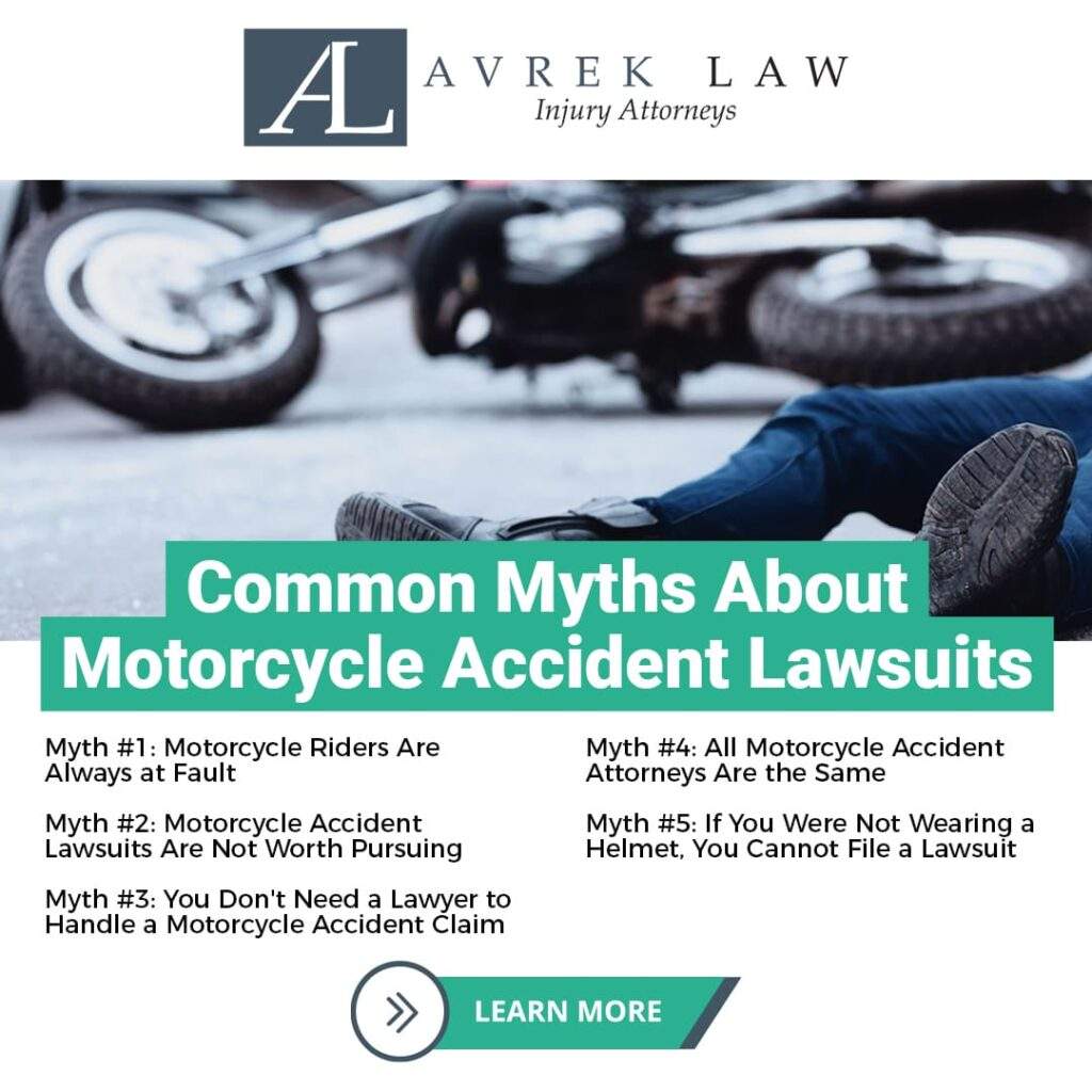 common myths about motorcycle accident lawsuits