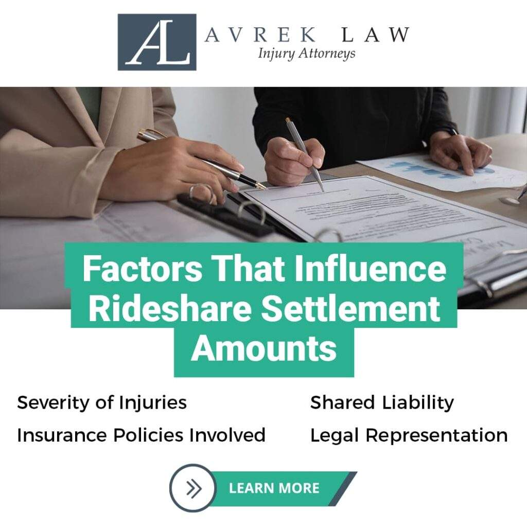 factors that influence rideshare settlement amounts