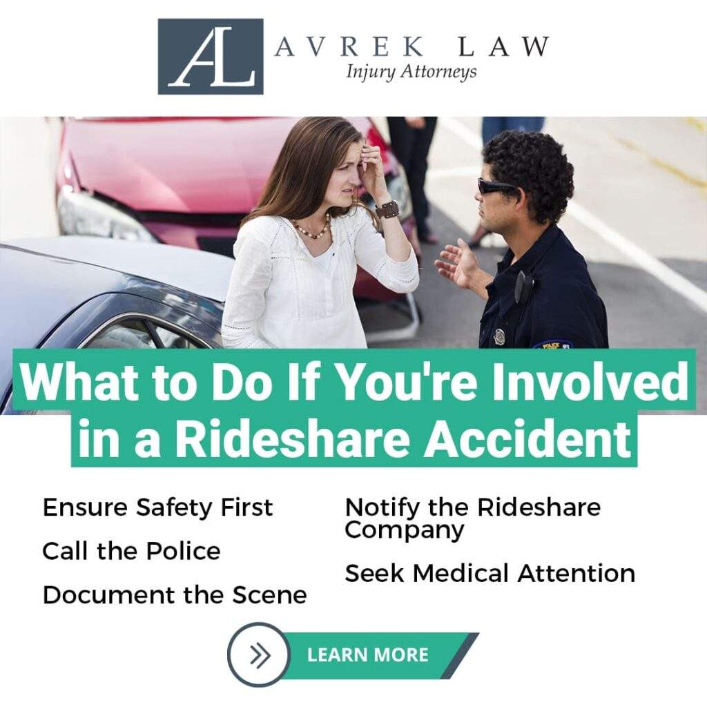 To do if you're involved in a rideshare accident