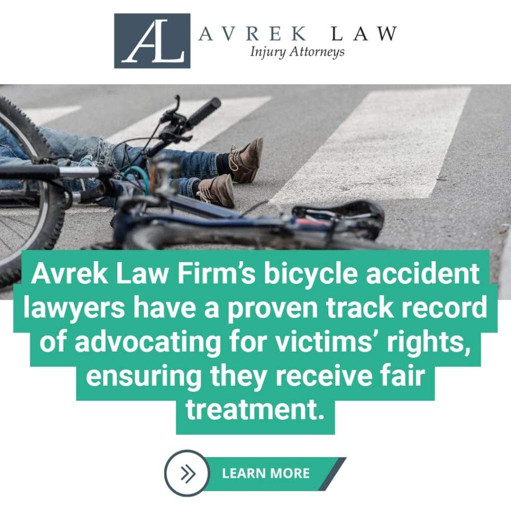 Avrek Law Firm's bicycle accident lawyers have a proven track record