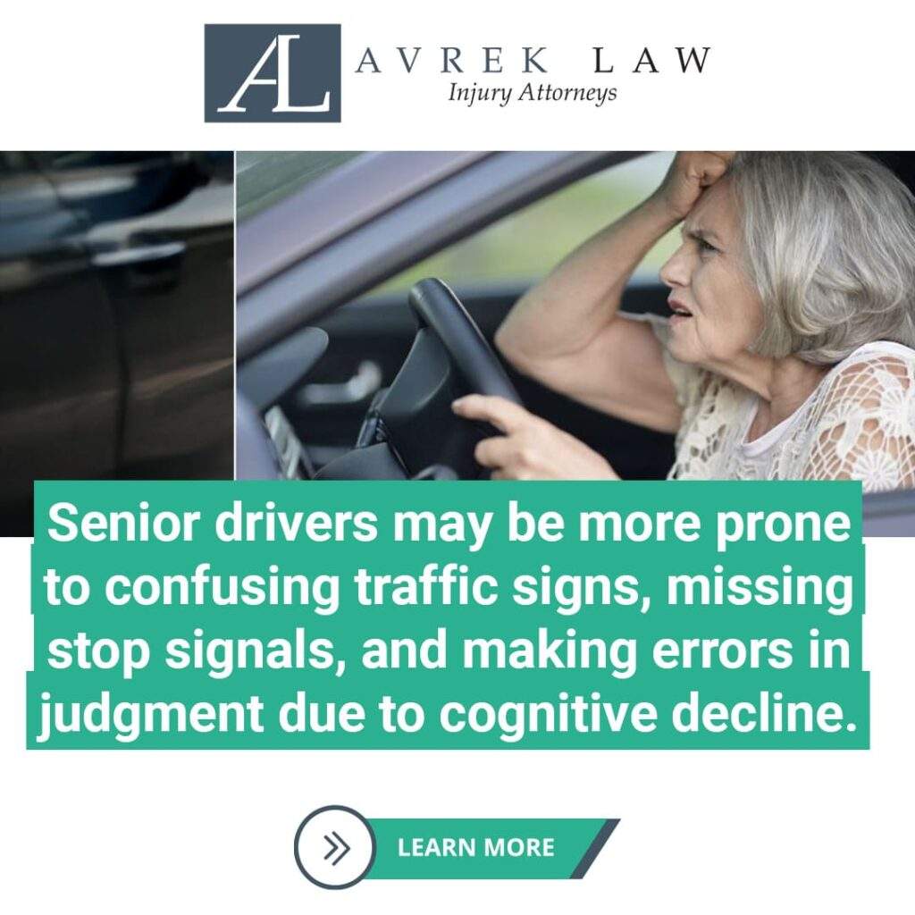 Senior drivers errors in judgement 