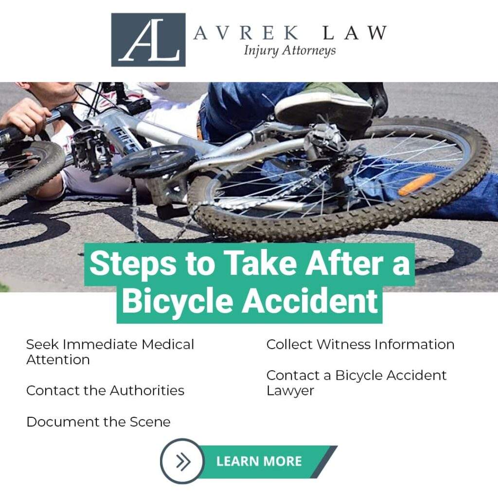 steps to take after a biycle accident