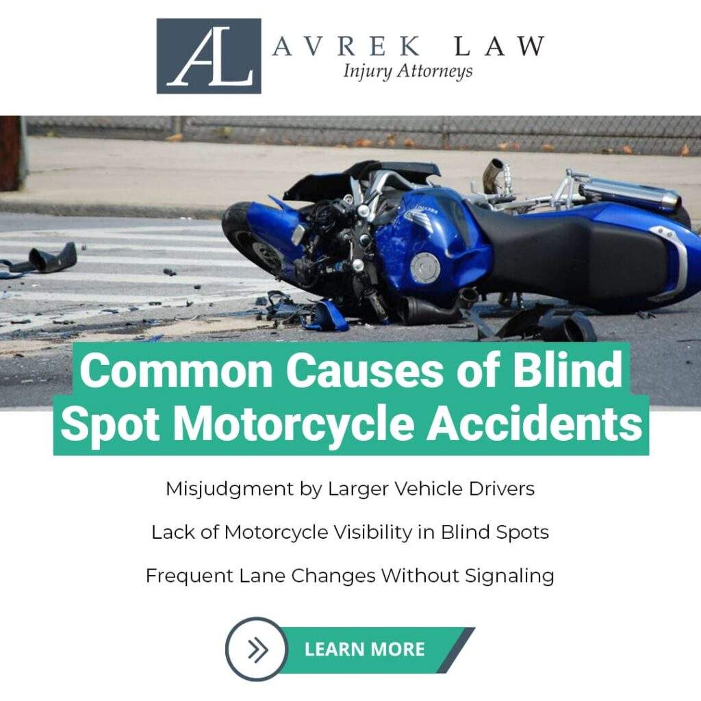 common causes of blind spot motorcycle accidents