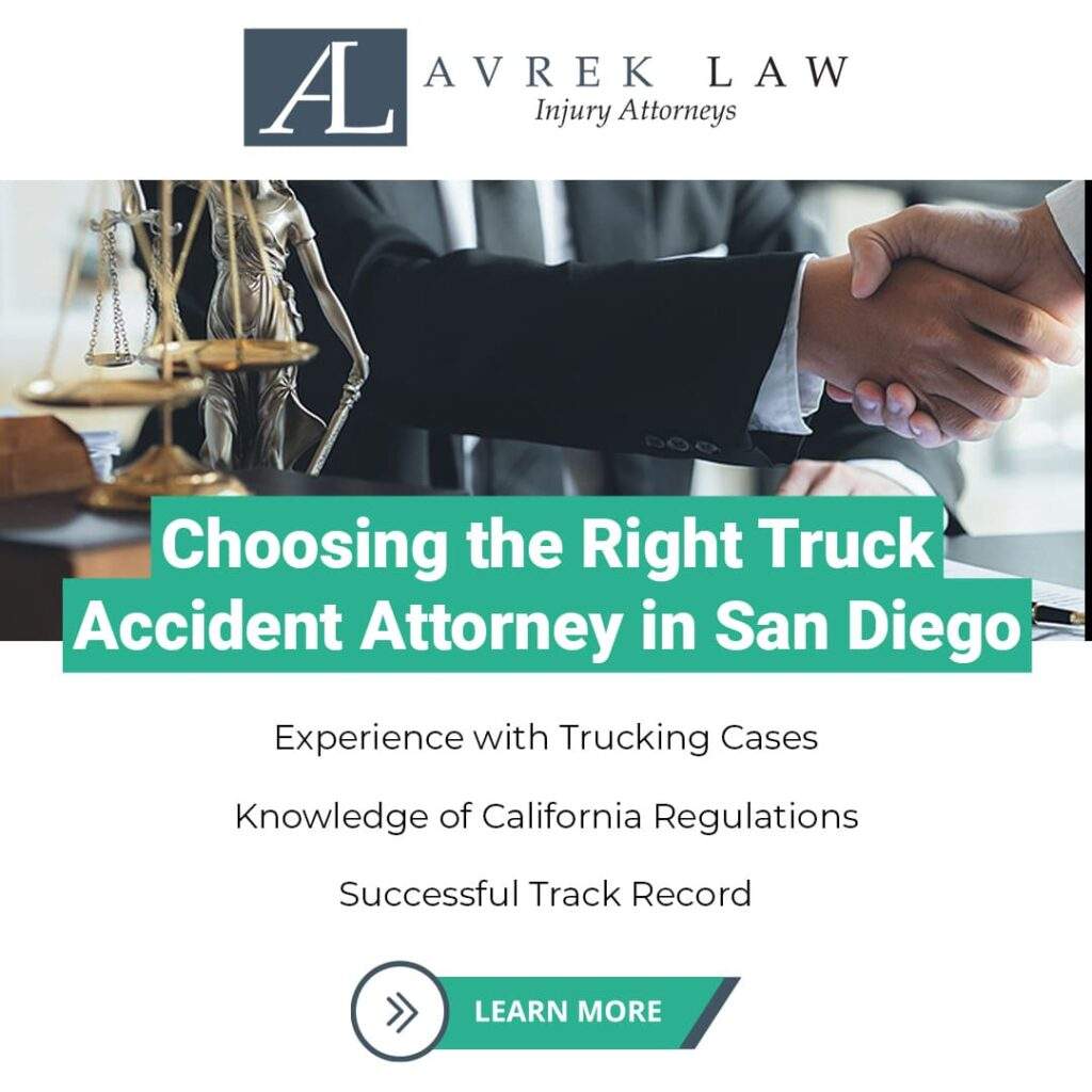 choosing the right truck accident attorney in san diego