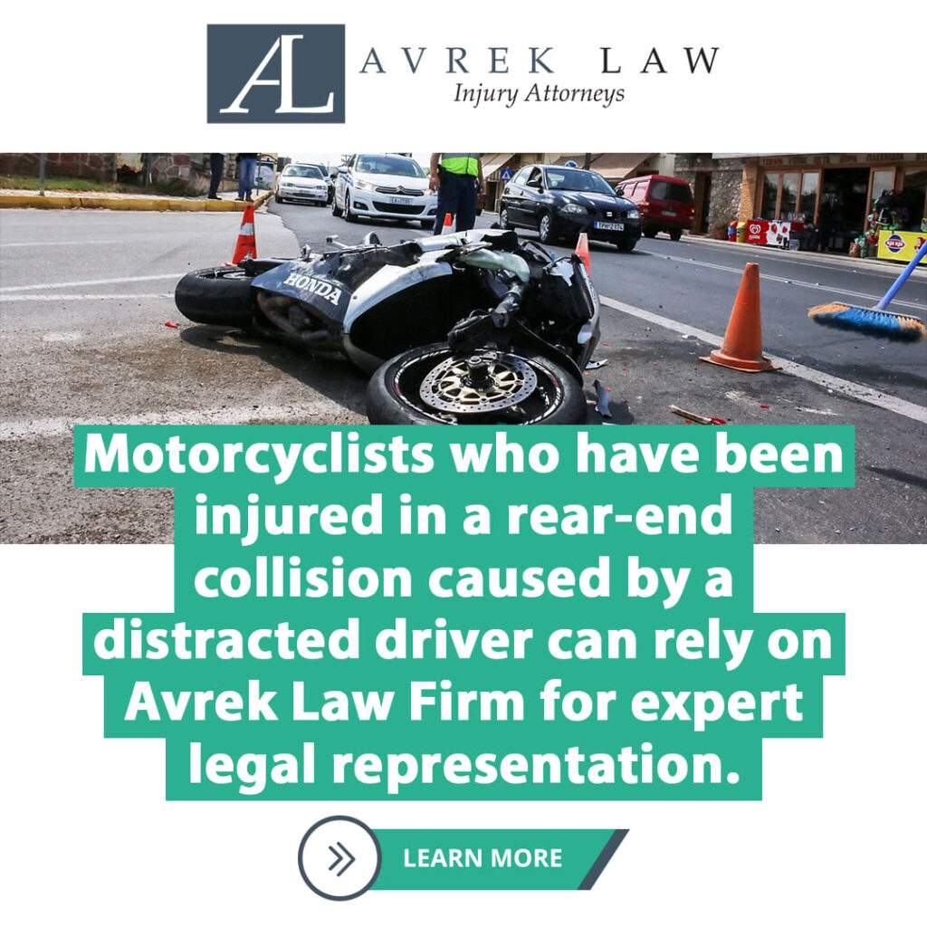 distracted driver motorcycle accident