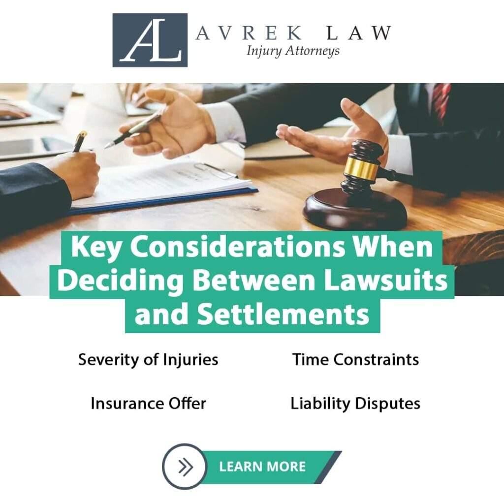 Key Considerations when Deciding Between Lawsuits and Settlements