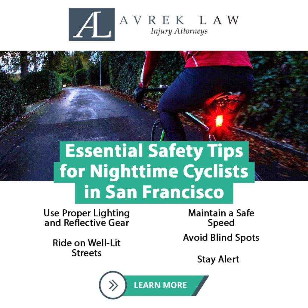 essential safety tips for nighttime Cyclists in san francisco