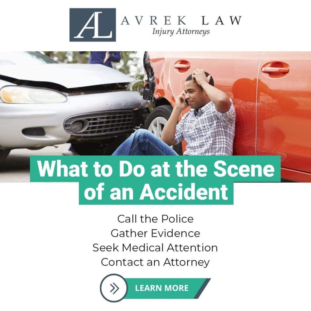 What to do at the scene of an accident